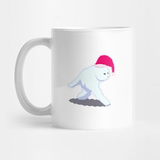 Funny Cat Meme Pixel art Christmas Mug